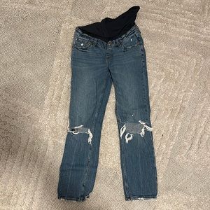 Abercrombie & Fitch Ankle Straight Maternity Jeans